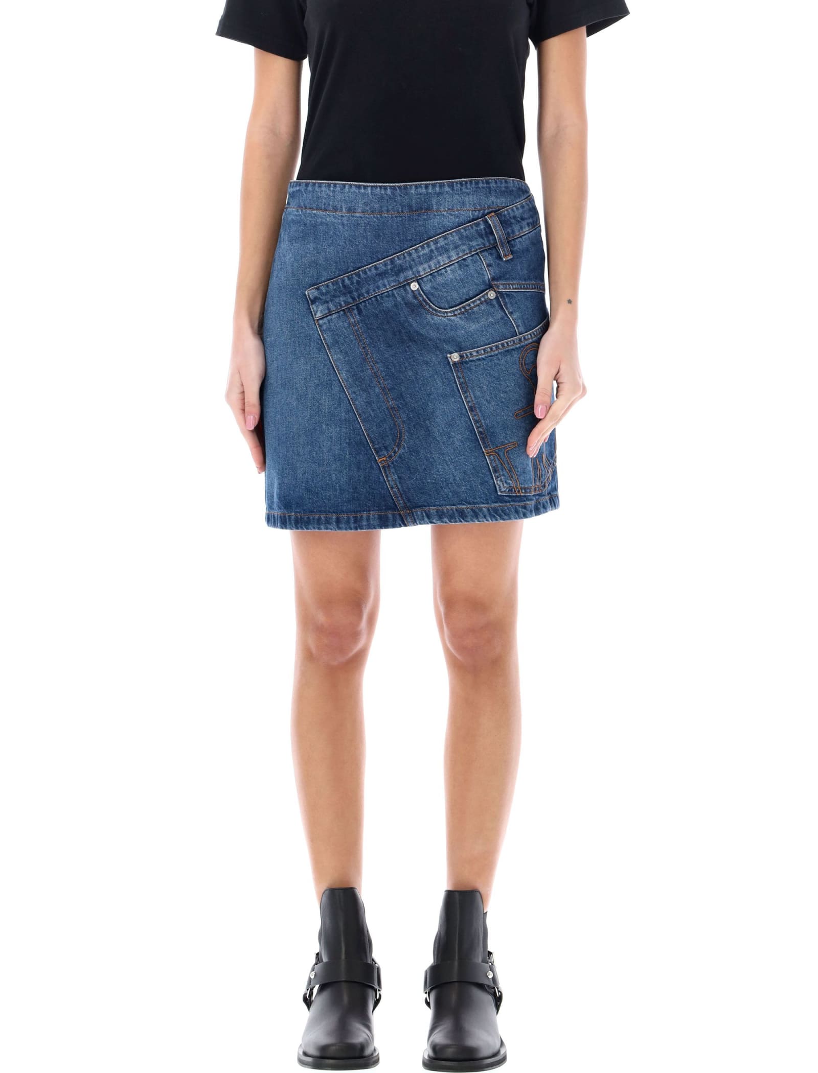 Jupes Denim Miniskirt