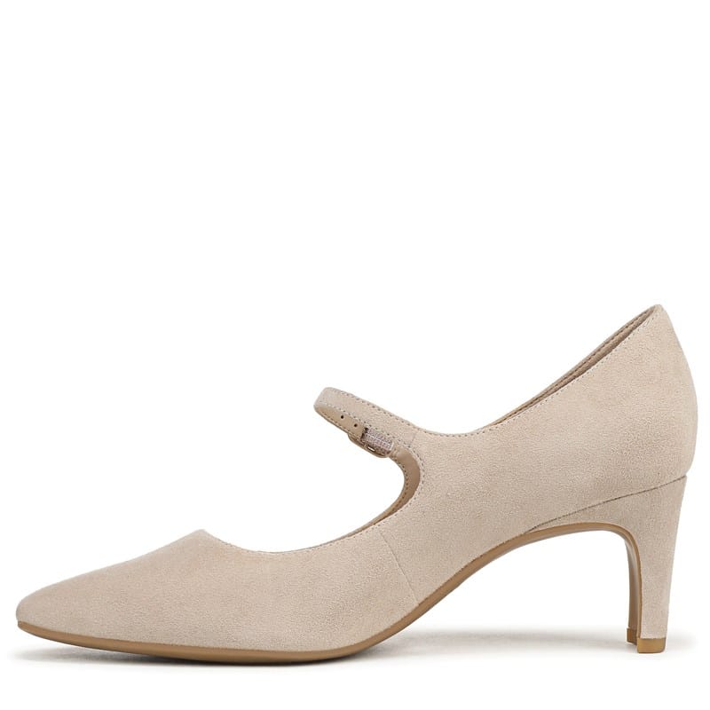 Women's Samira Maryjane Dress Pump Shoes (Lucid Beige Suede)
