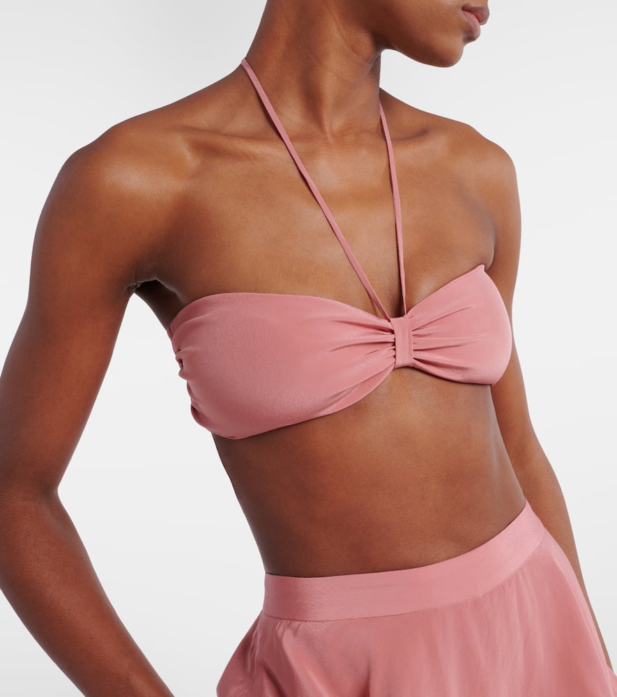 Halterneck bikini top