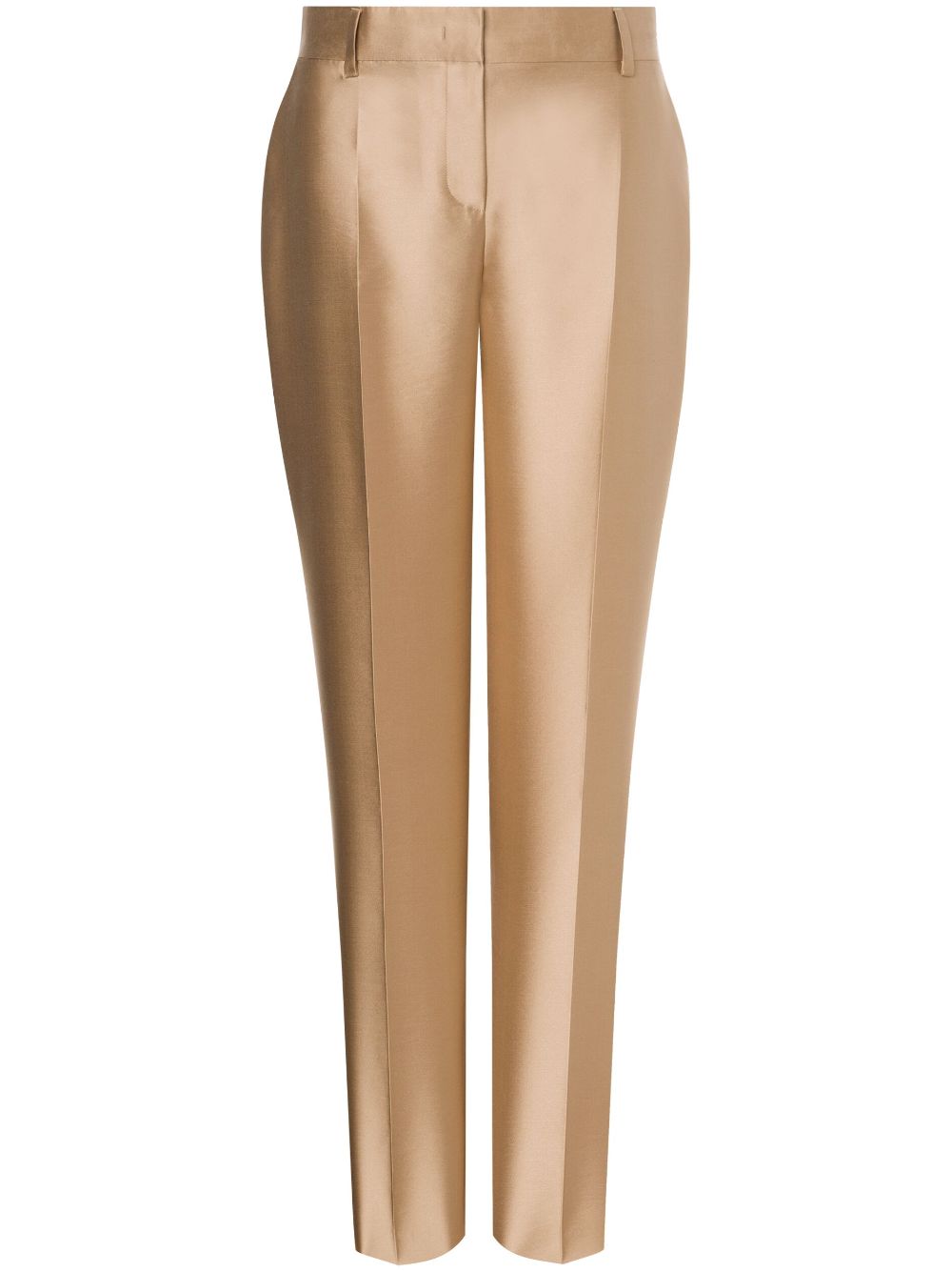 Straight-leg tailored trousers - Neutrals