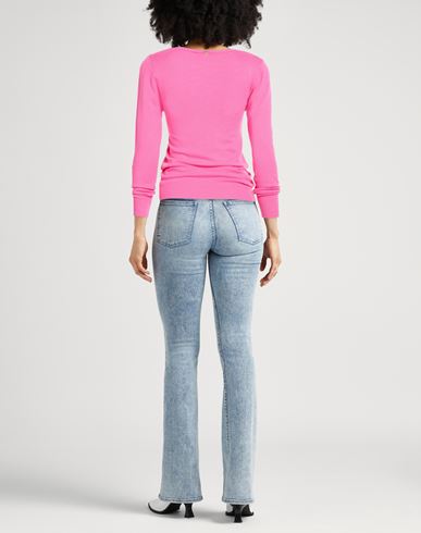 Woman Sweater Magenta Size S/M Viscose, Polyamide, Polyester