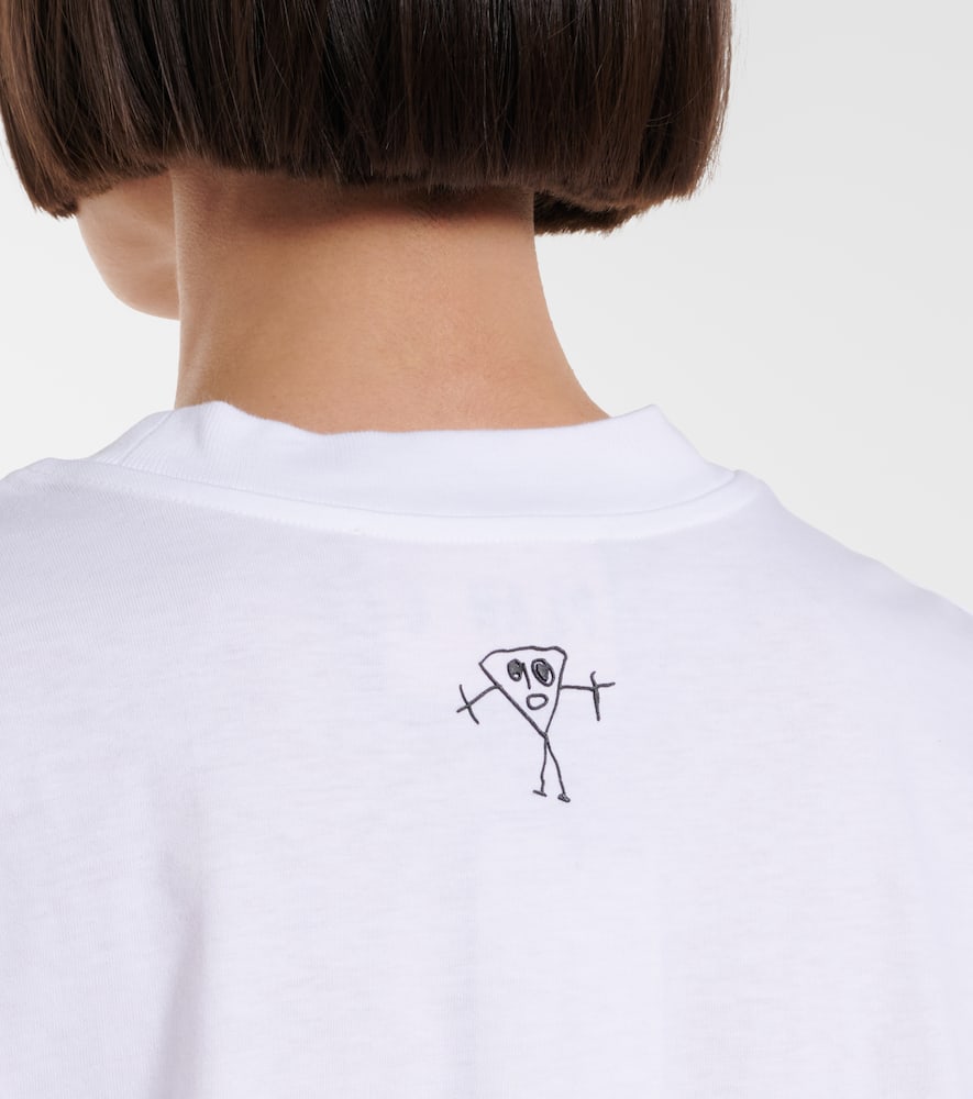 Printed cotton jersey T-shirt
