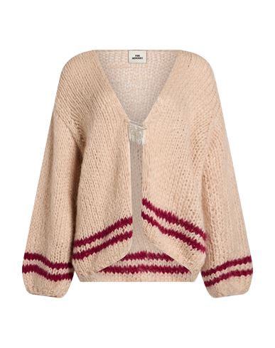 Woman Cardigan Beige Size 6 Acrylic, Polyamide, Nylon, Wool