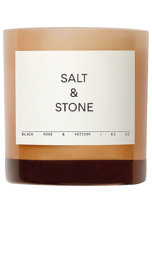 SALT & STONE Black Rose & Vetiver Candle in Beauty: NA