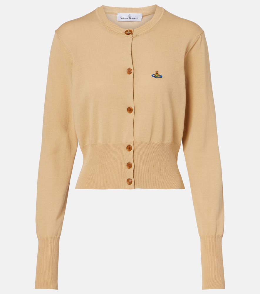 Bea cropped cotton cardigan