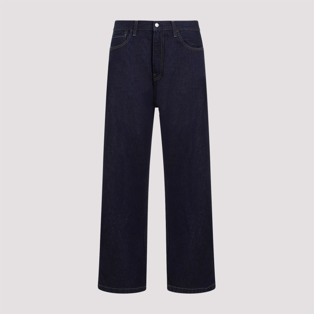 Blue Rinsed London Cotton Pants