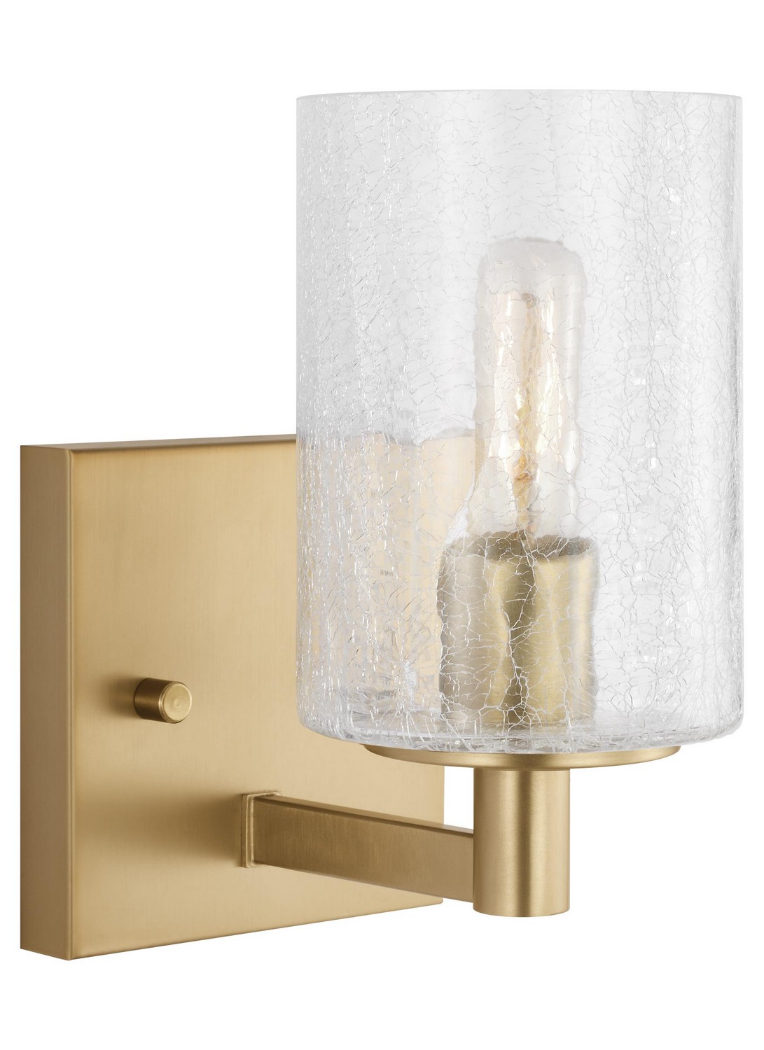 Satin Bronze Wall Bathroom Vanity Light Sconce from the Parker Collection
