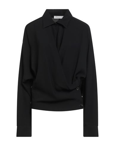 Woman Top Black Size 8 Triacetate, Polyester