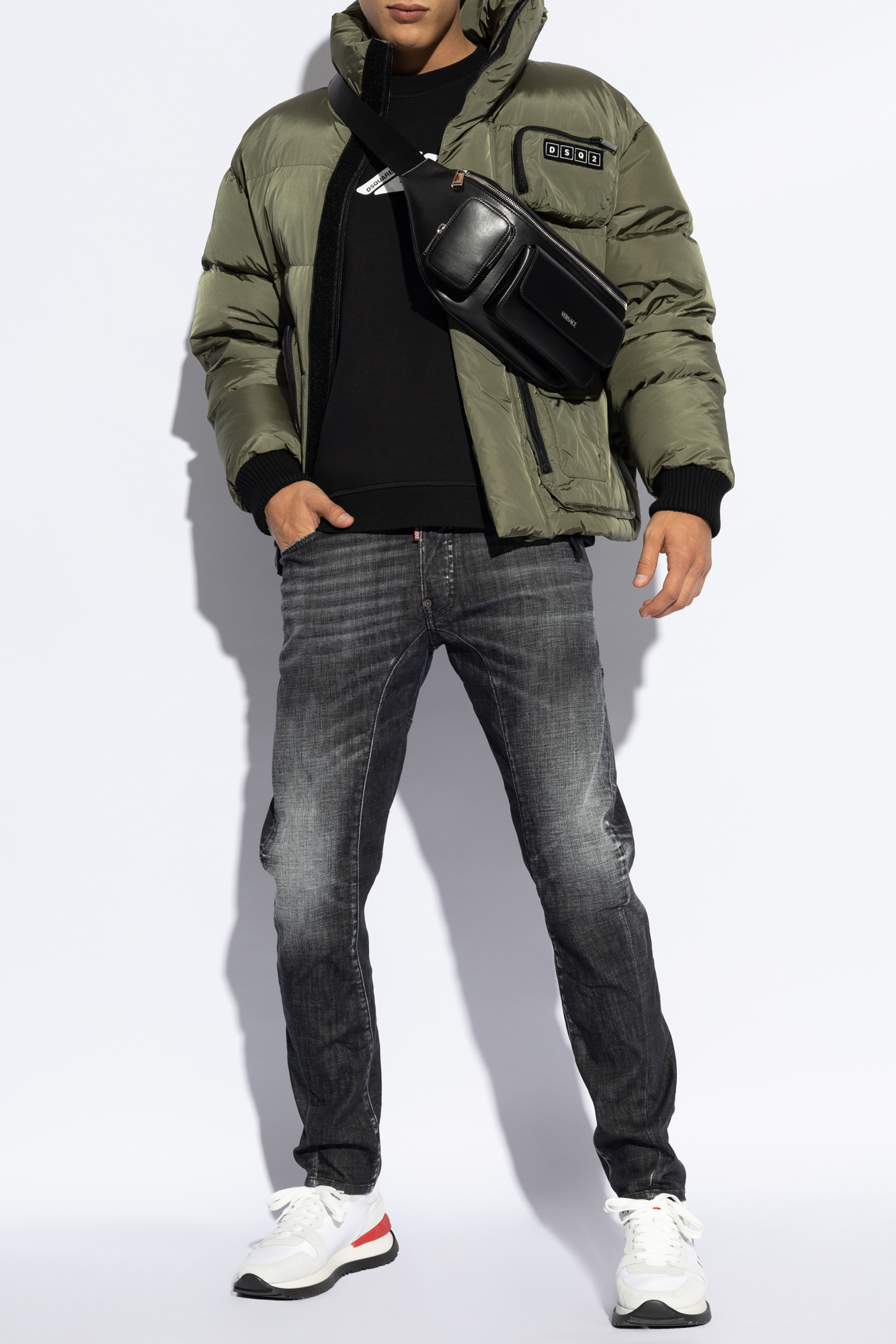 Sweatshirt With Logo, Men's, Black
