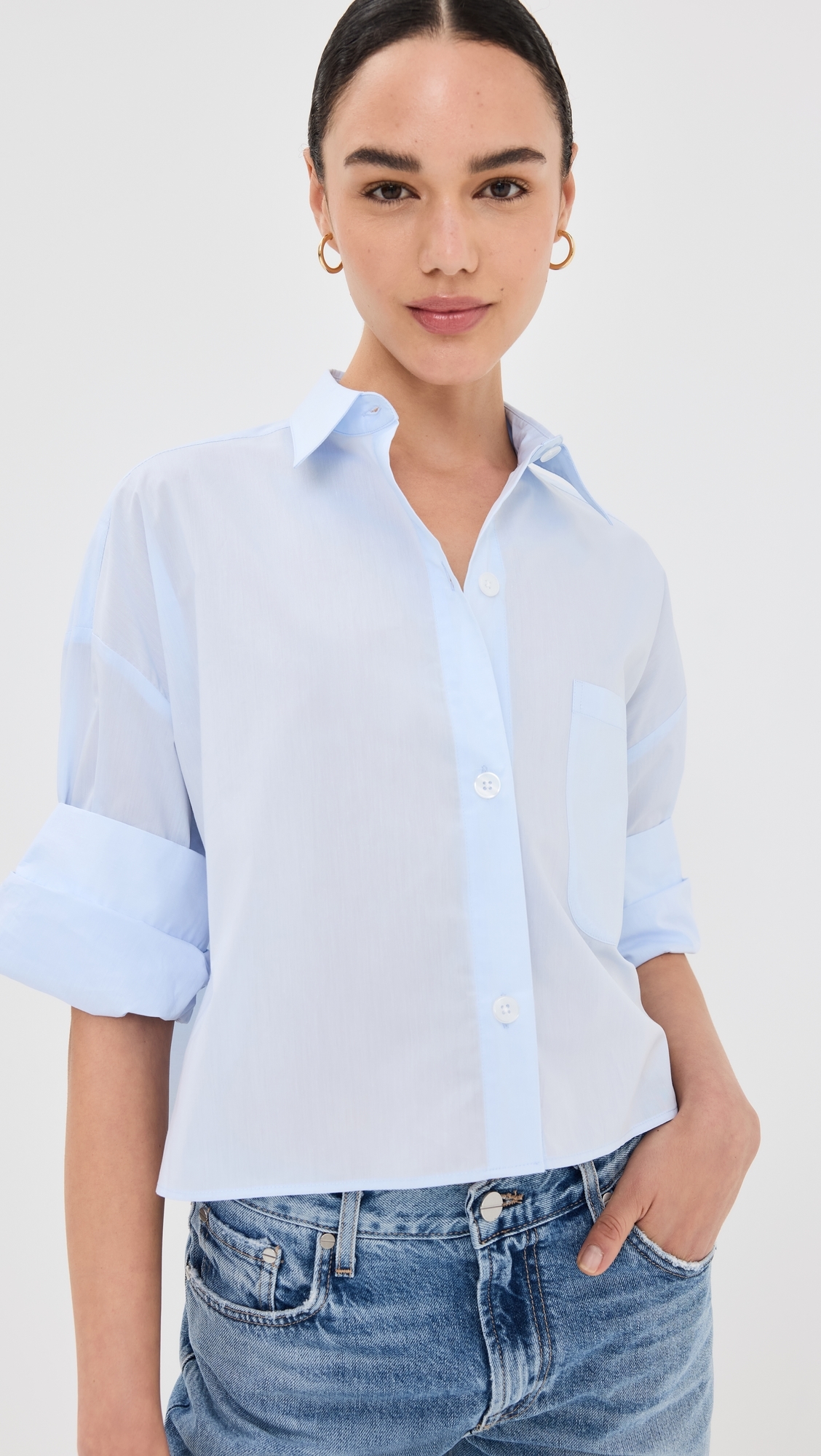 Next Ex Shirt Baby Blue