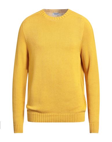 Man Sweater Marigold Size 40 Cotton