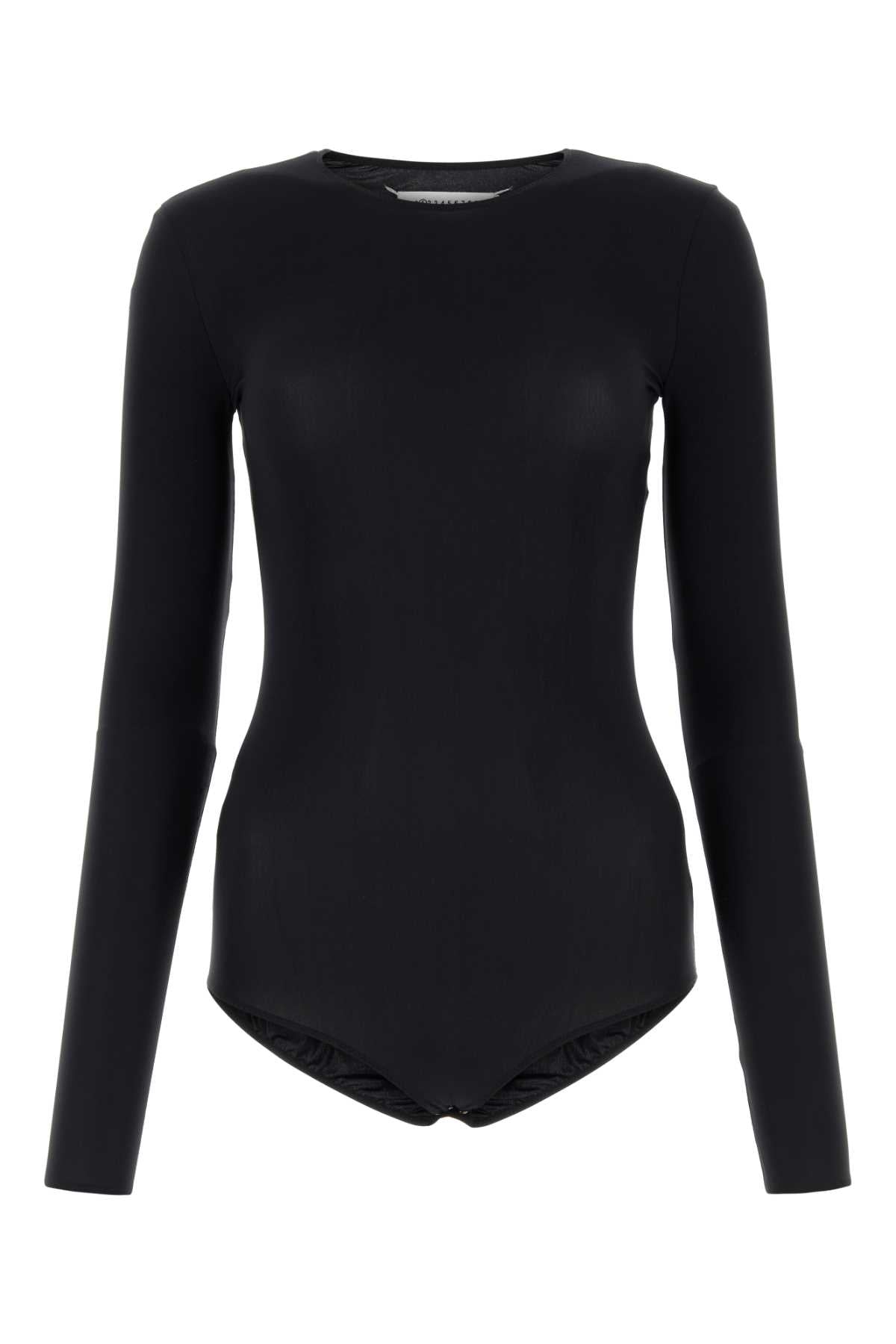 Nylon Elastane Bodysuit — Black