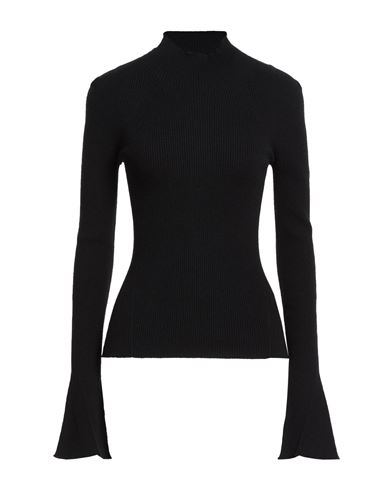 Woman Turtleneck Black Size 10 Viscose, Polyester, Polyamide