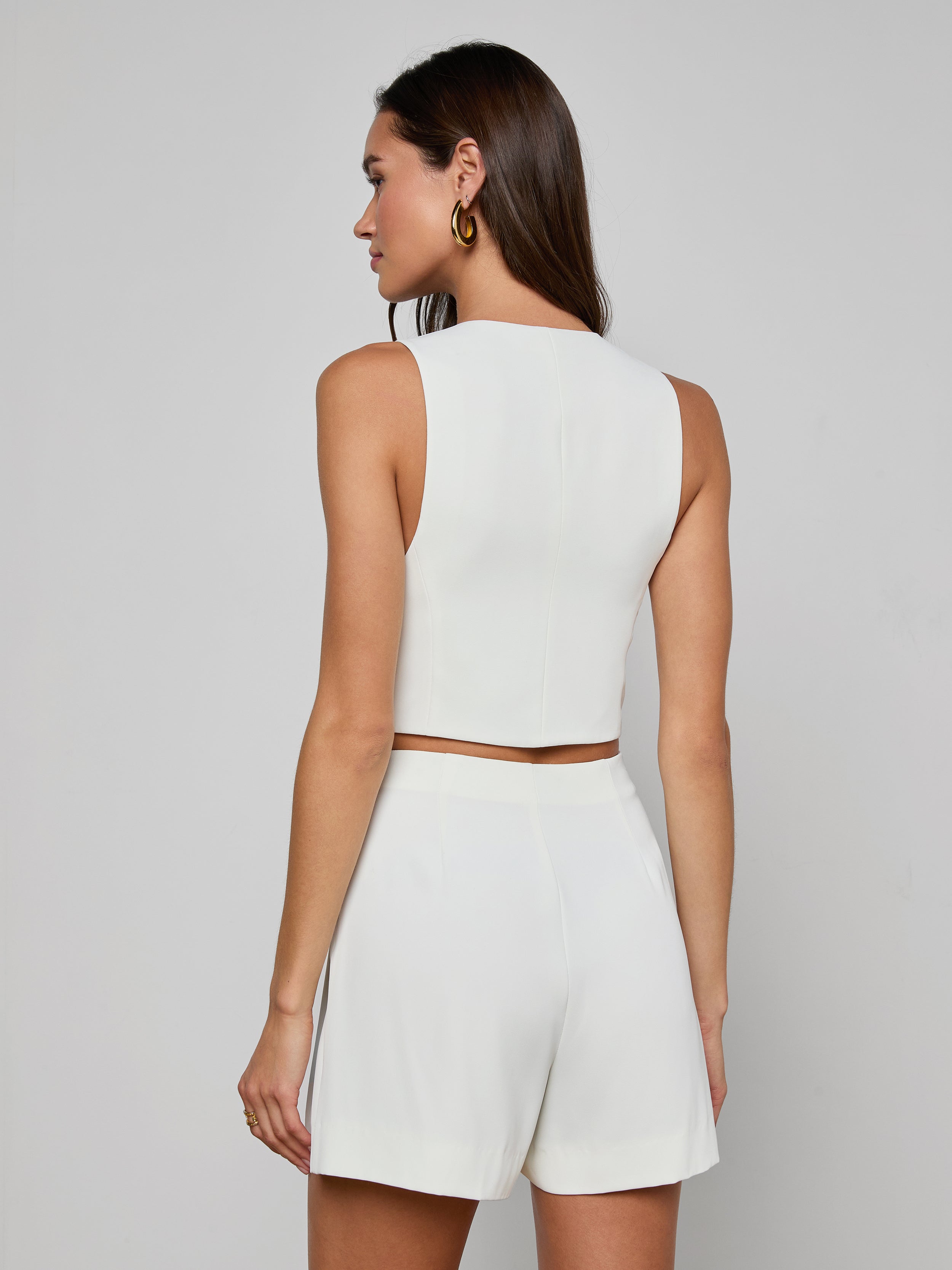 Jianna Vest In Ivory