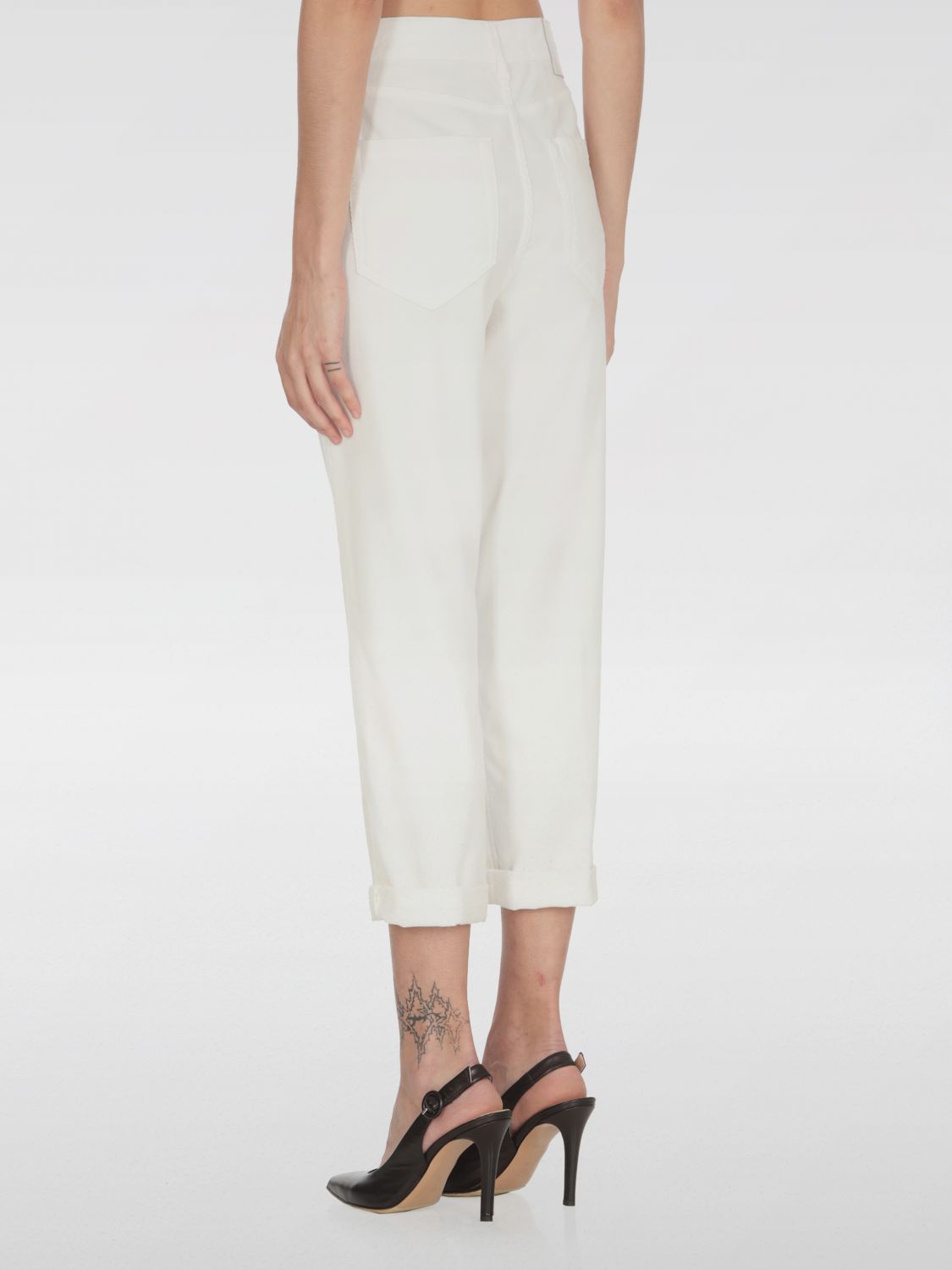 Pants Woman color White