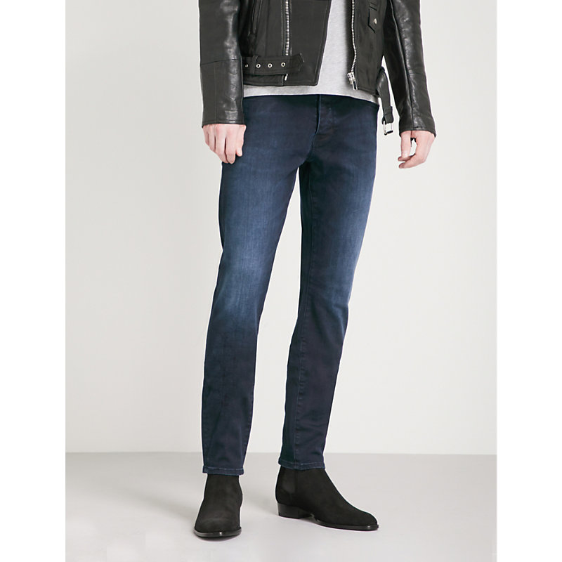 Mens Iggy Faded Skinny Stretch-Denim Jeans