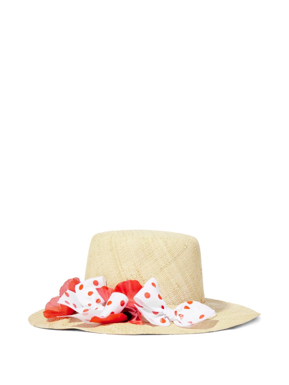 Bow straw hat - Neutrals