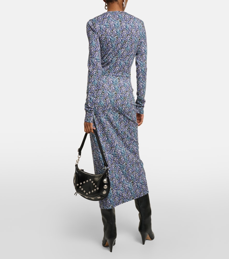 Jelina floral printed jersey midi dress