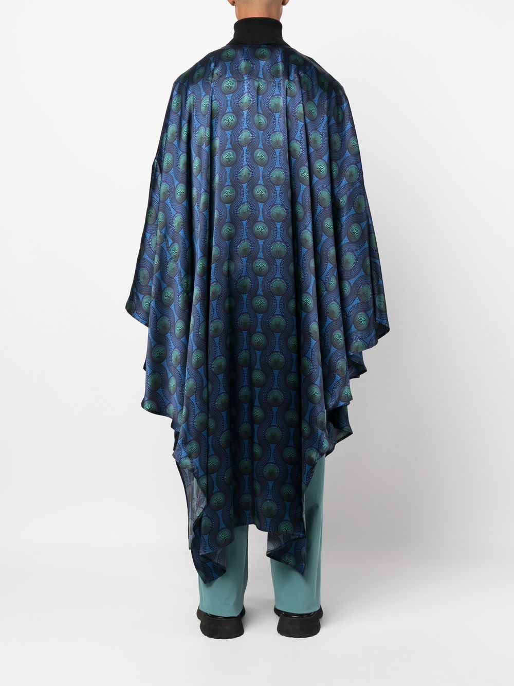 Kaftan en soie imprimé Ozwald Boateng