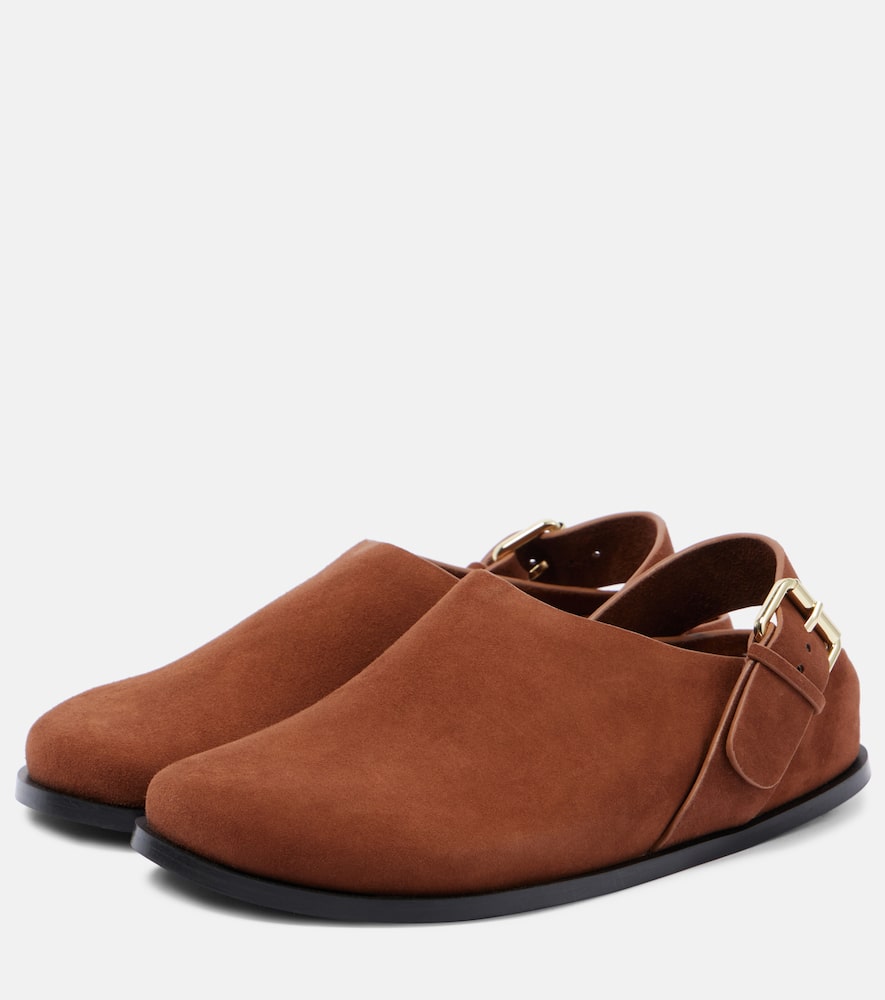 A. Emery Louis suede slingback flats
