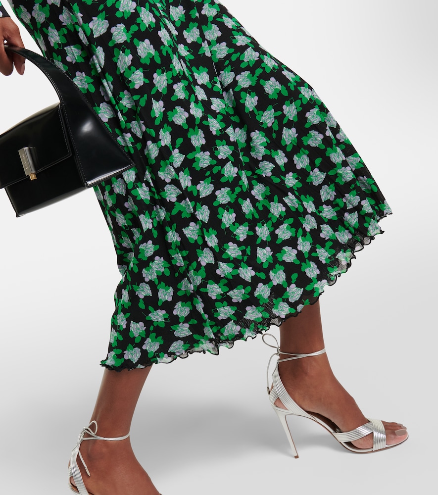 Fabian polka-dot midi dress