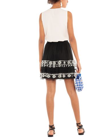 Woman Mini skirt Black Size 4 Polyester, Acrylic, Wool, Polyamide