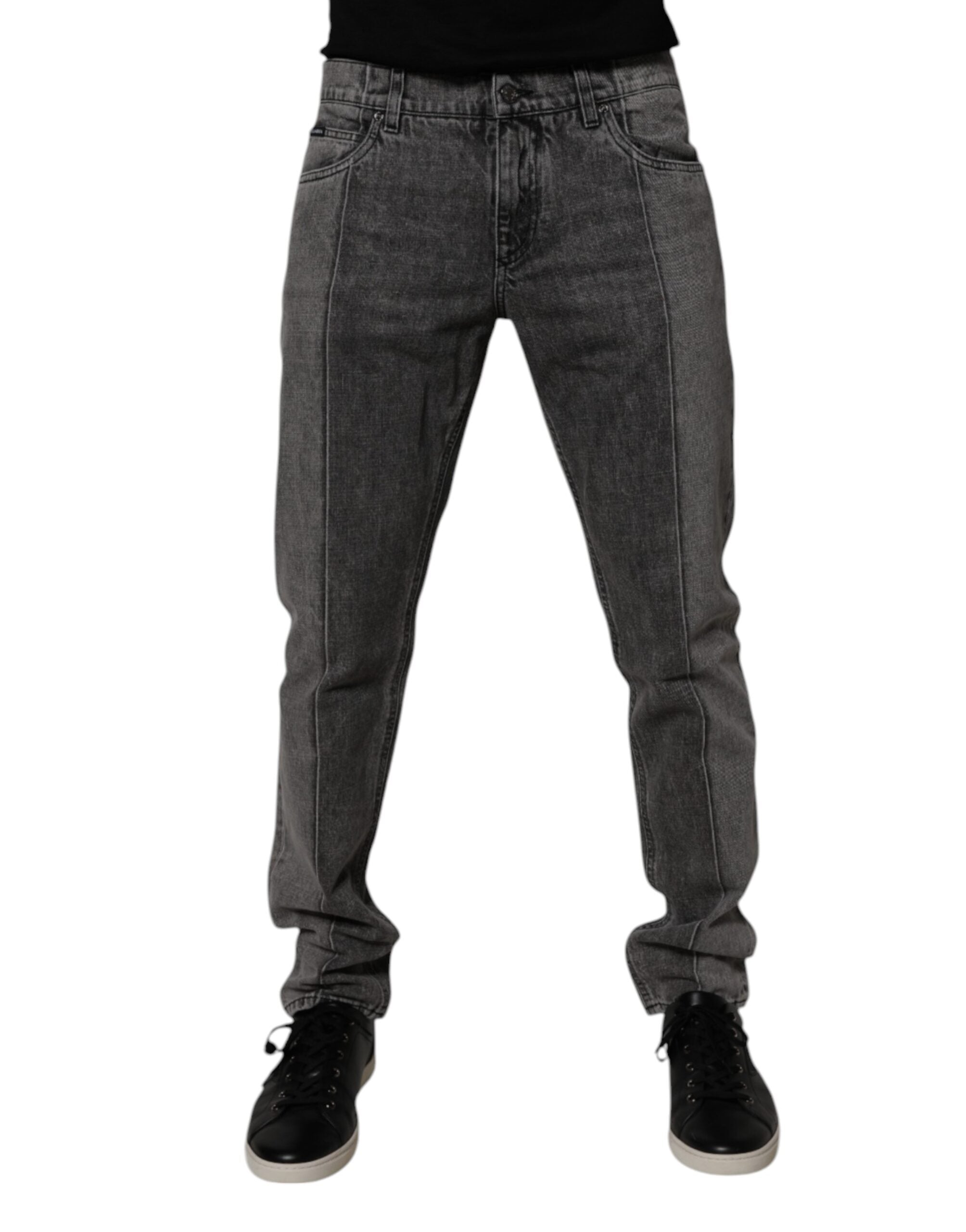 Skinny Denim Jeans — Gray