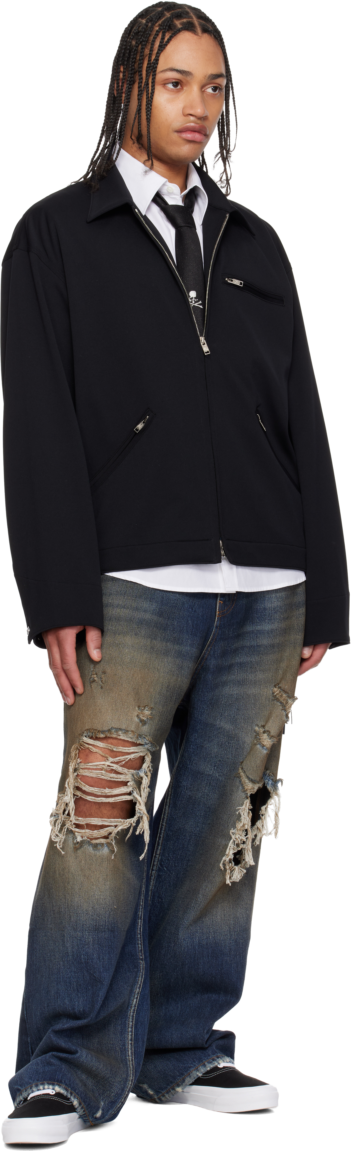 Black Jersey Detroit Jacket
