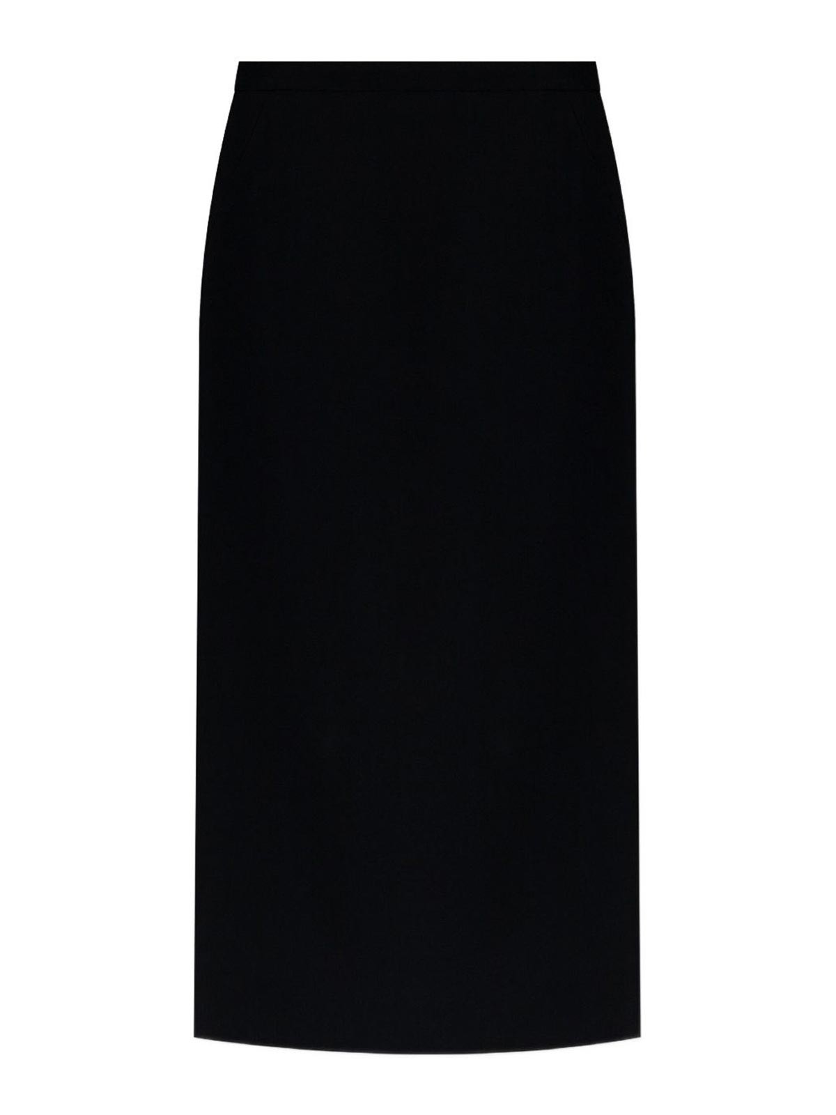 Midi skirt with zip