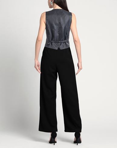 Woman Tailored Vest Grey Size S Tencel, Rayon, Wool