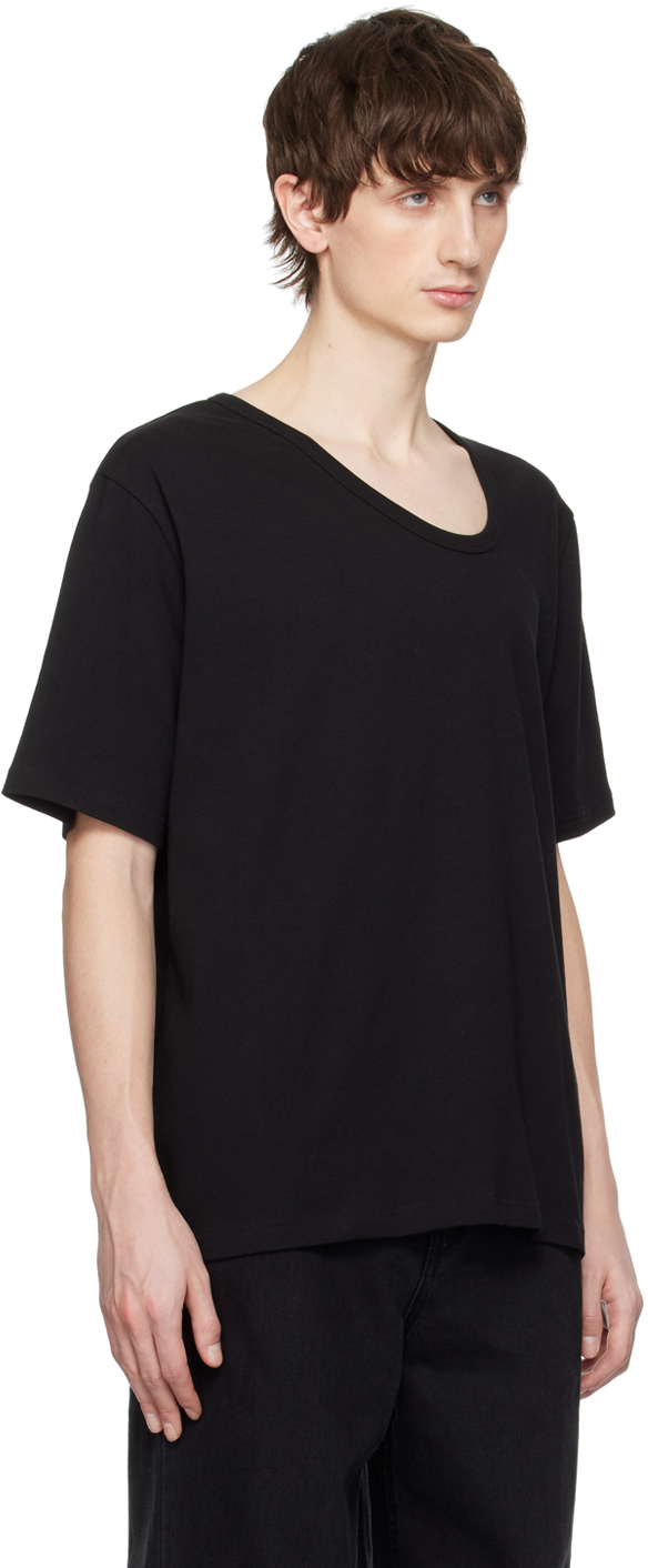Séfr Black Uneven T-Shirt