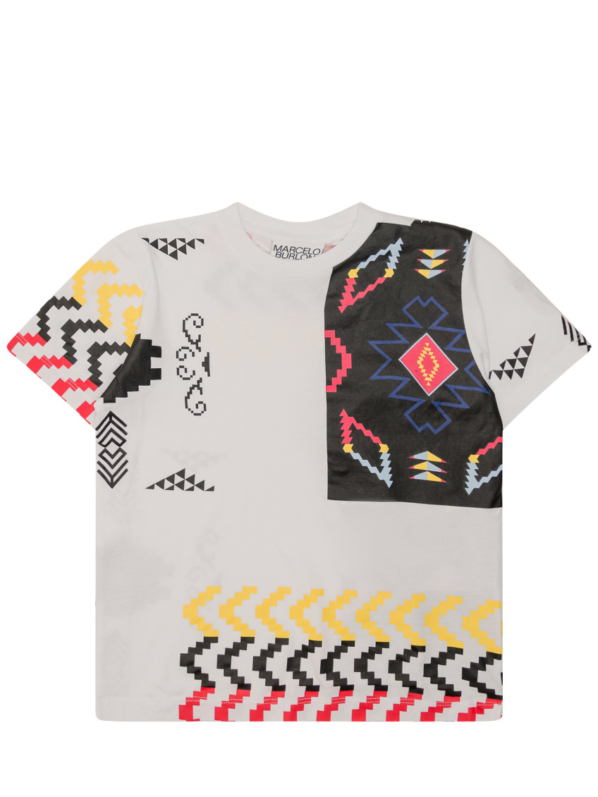White Printed T-Shirt