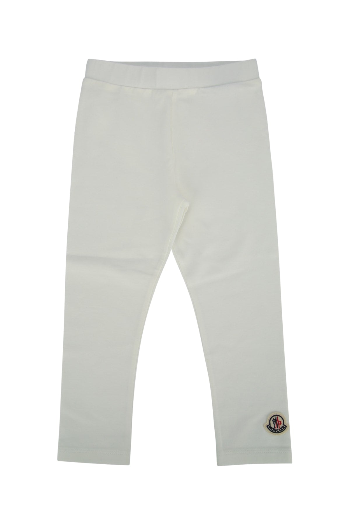 Logo-Embroidered Leggings — White