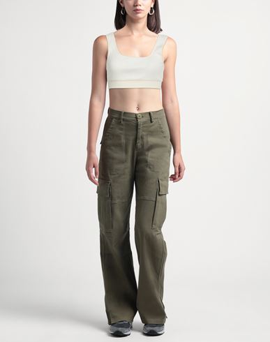 Woman Top Ivory Size XS Cotton, Modal
