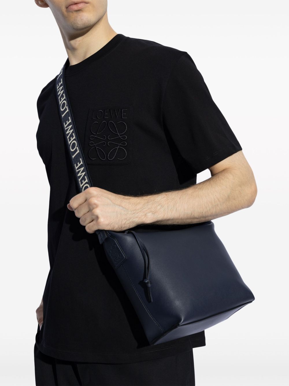 - Cubi Small Leather Crossbody Bag