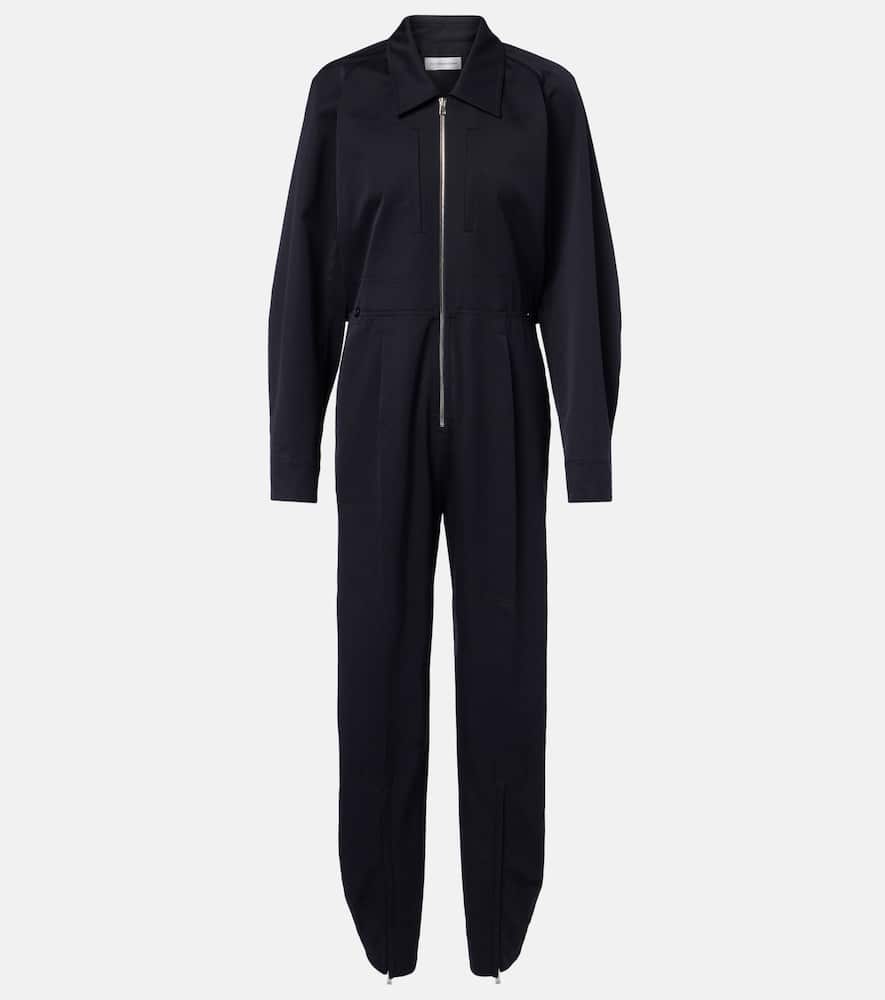 Wool-blend jumpsuit