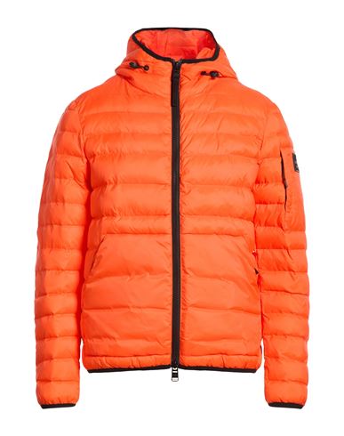 Man Puffer Orange Size M Polyamide