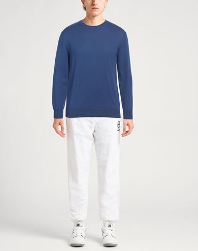 Ballantyne Man Sweater Blue Size 46 Silk, Cotton