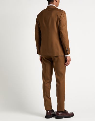 Man Suit Brown Size 38 Wool