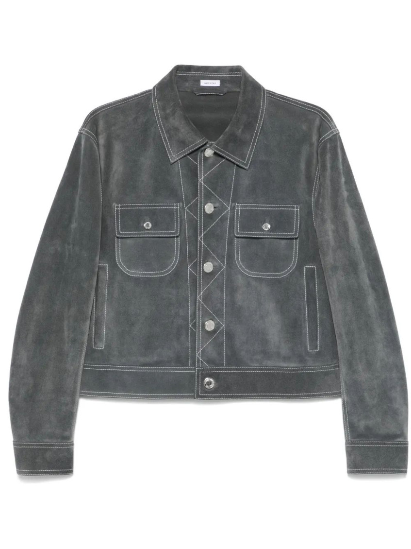 Grey Backstrap Utility Jacket