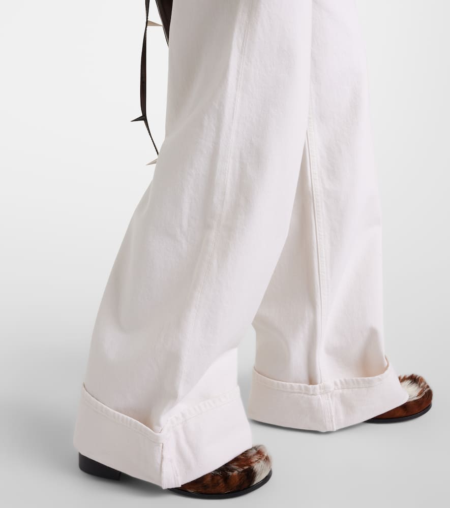 Agolde Dame Jean high-rise wide-leg jeans
