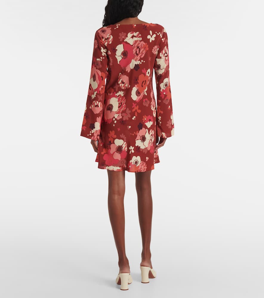 Rixo Ridley floral minidress