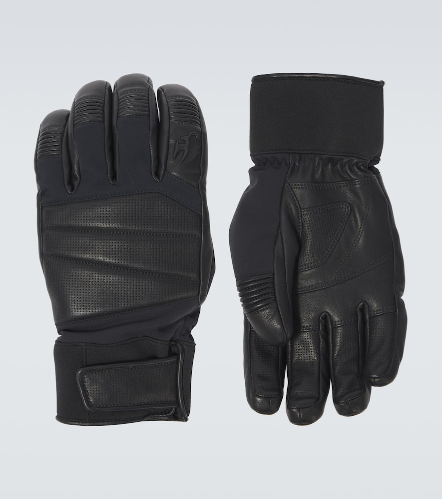 Fred leather ski gloves