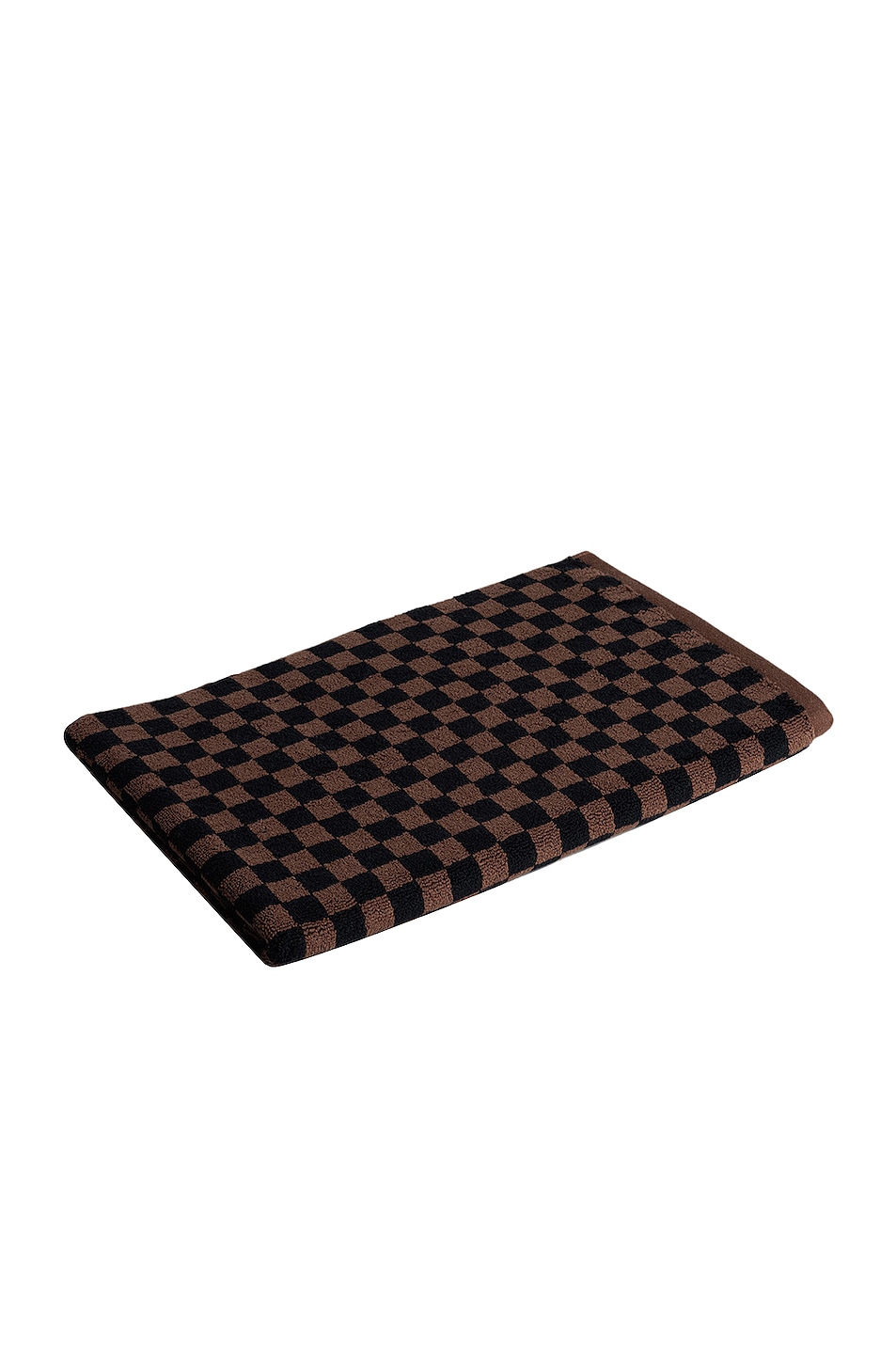 BAINA Beppu Bath Mat in Tabac & Noir - Brown.  a