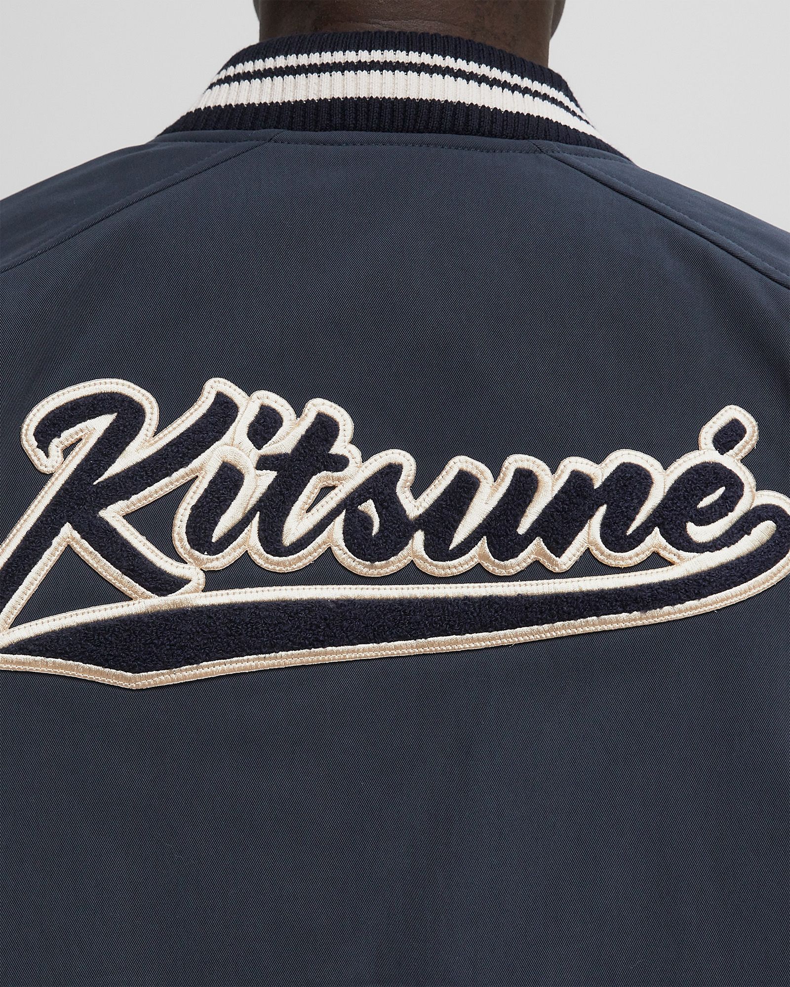 TEDDY BLOUSON blue male Bomber Jackets now available at BSTN