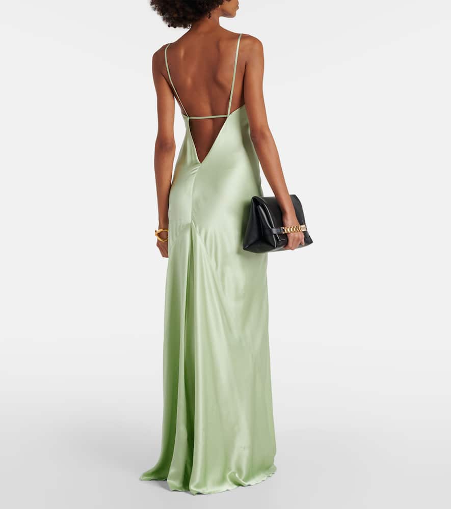 Victoria Beckham Satin slip dress
