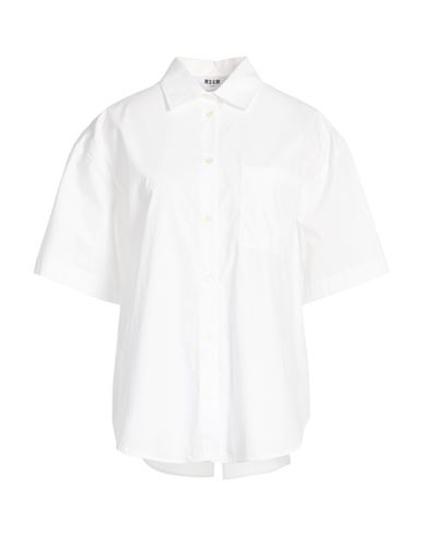 Woman Shirt White Size 10 Cotton
