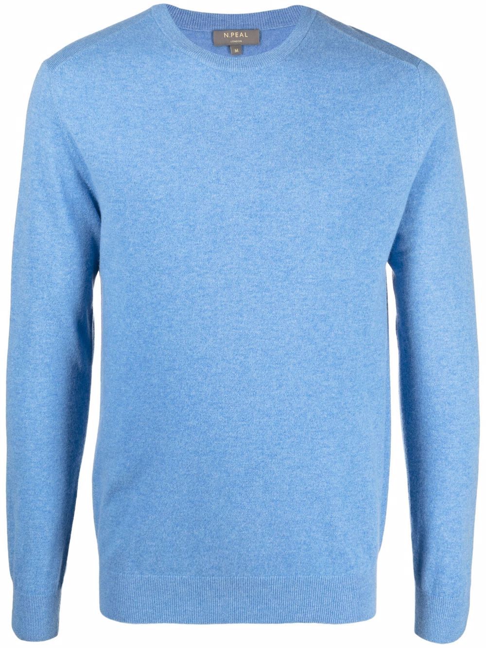 Round neck jumper - Blue