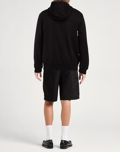 Man Sweatshirt Black Size XL Cotton