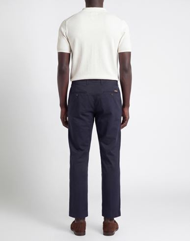 Man Pants Navy Size 30 Cotton, Elastane